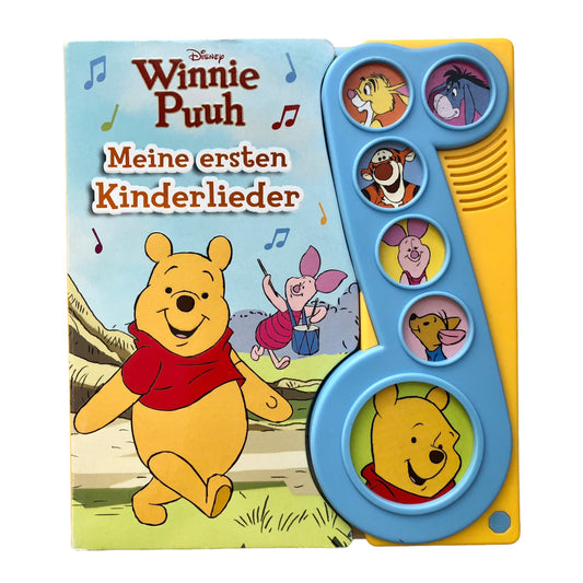 Disney Winnie Puuh - Meine ersten Kinderlieder -Pappbilderbuch mit 6 Melodien