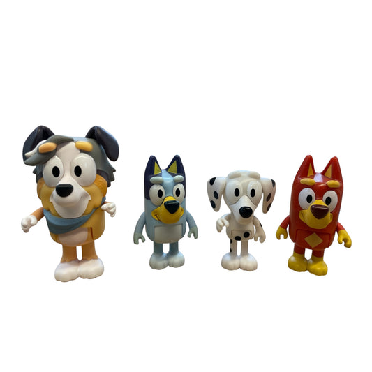 Bluey - Pack de 4 figurines de l'école