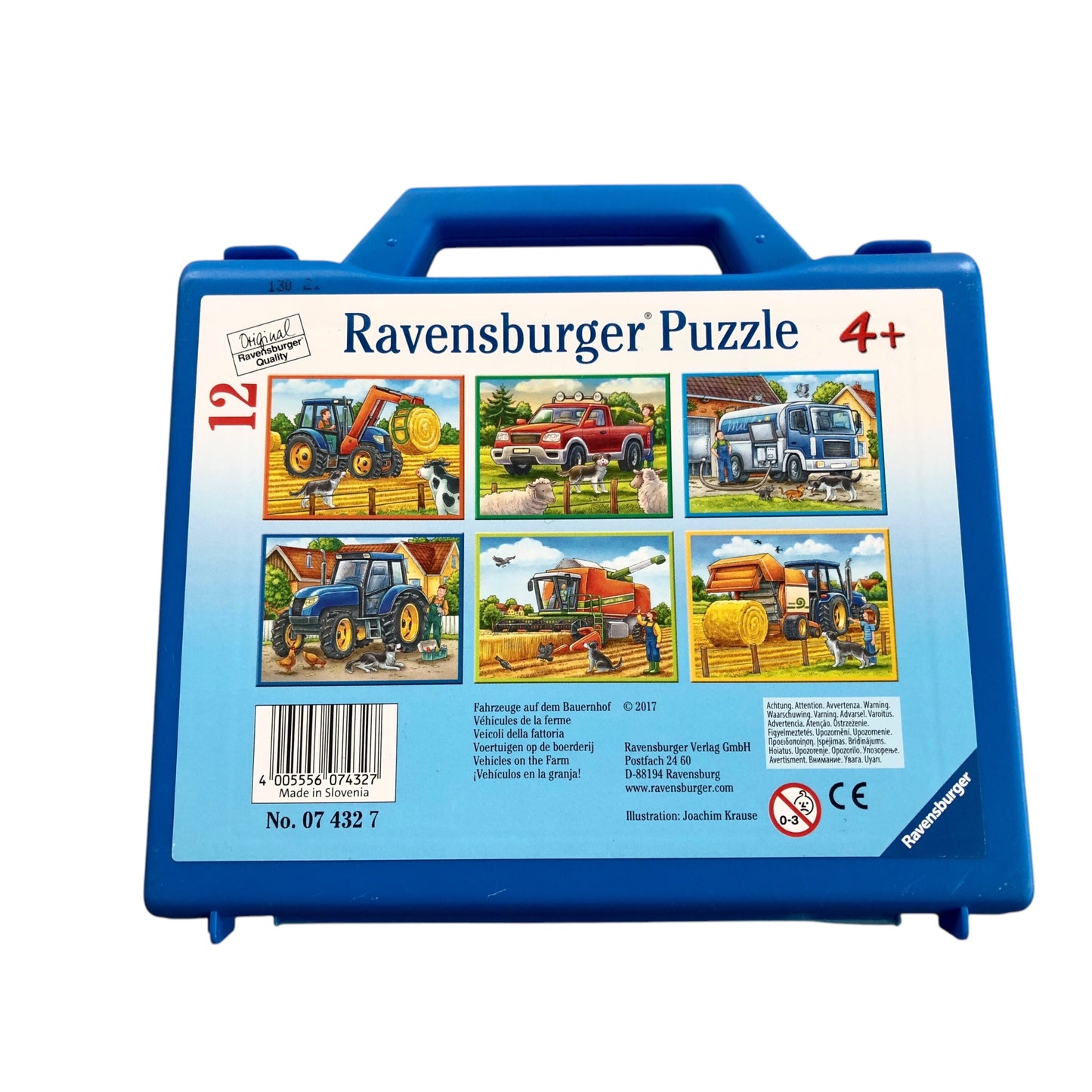 Ravensburger Puzzle - Farm vehicles - 12 cubes