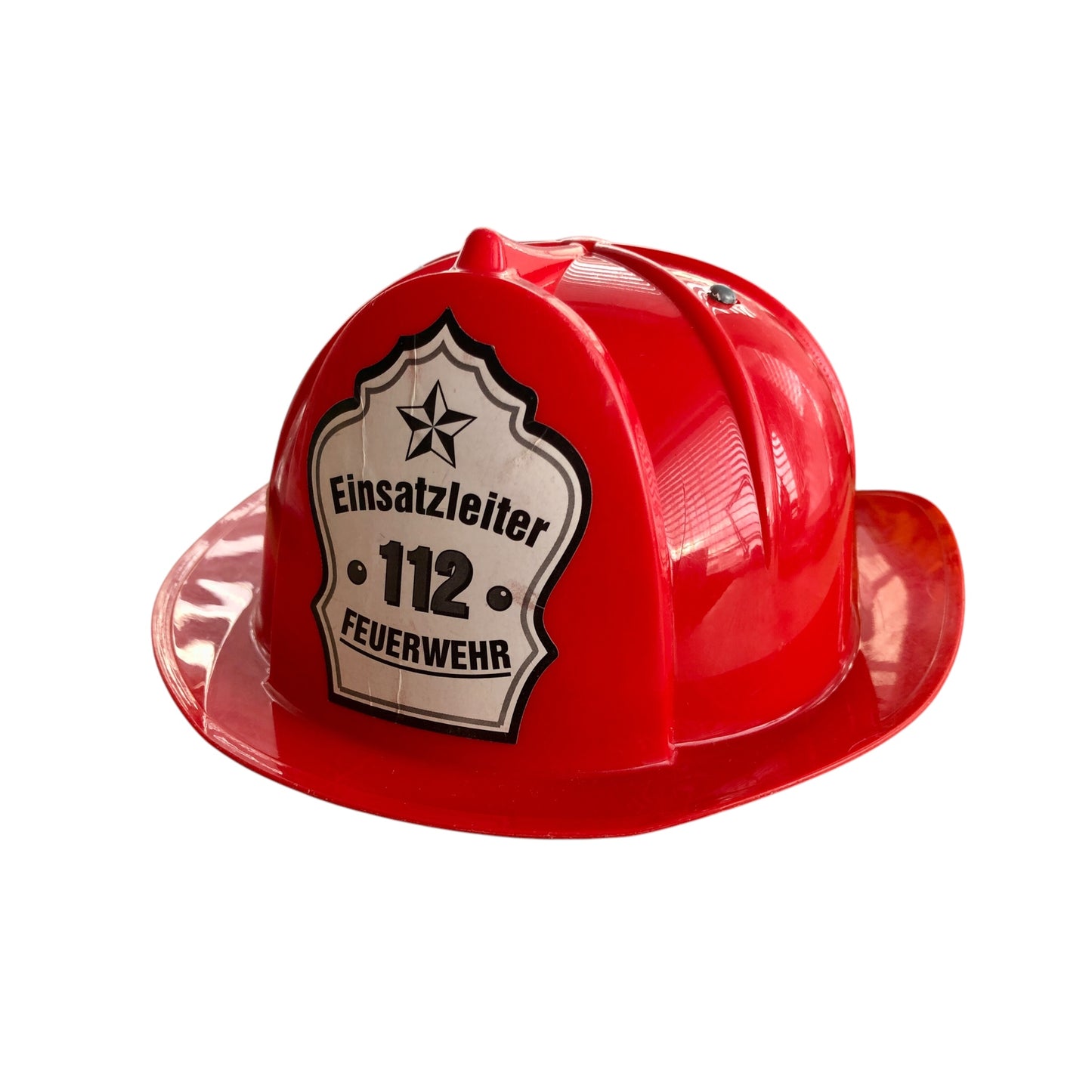 Casque de pompier pour enfant rouge