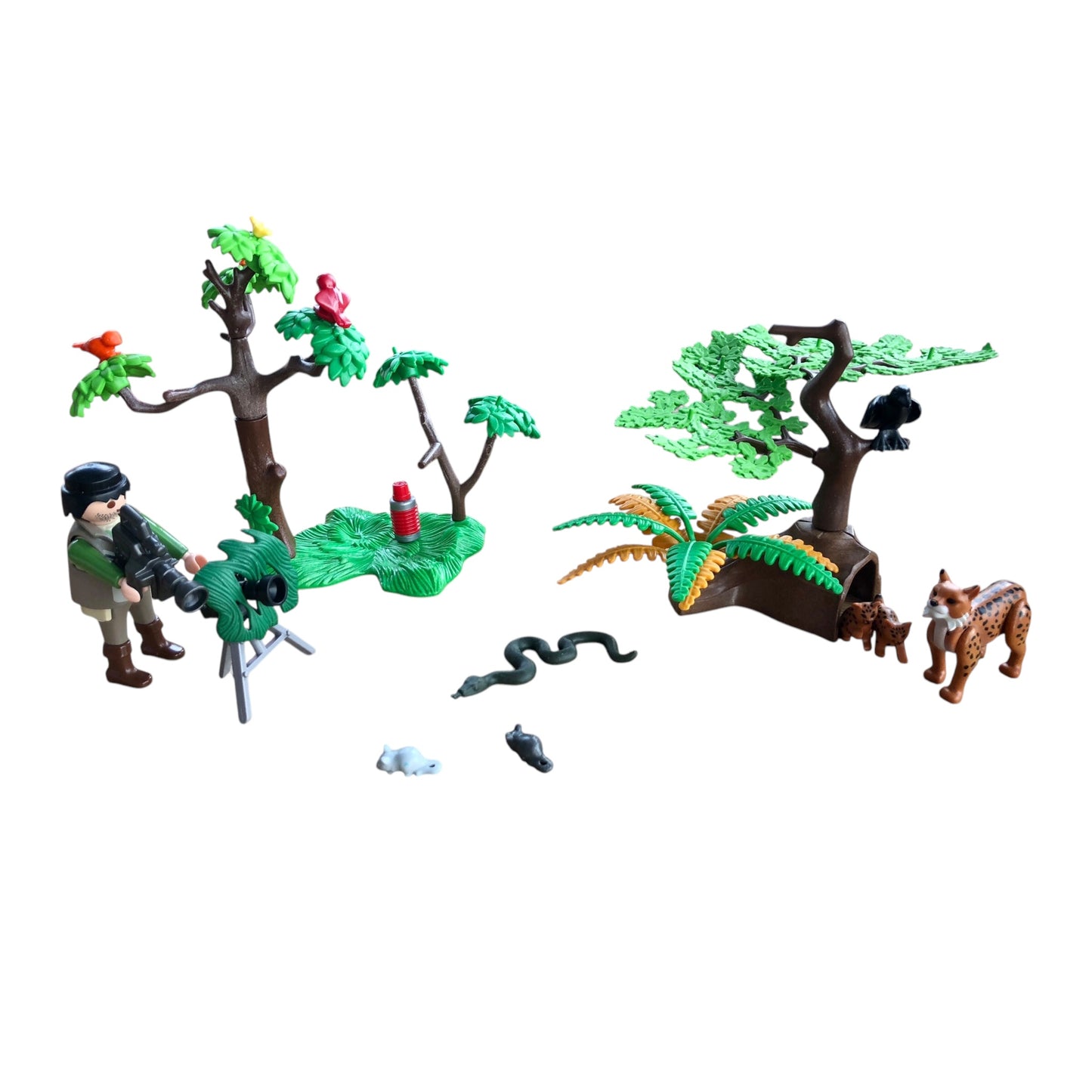 Playmobil ® Wild Life 5561 Explorer and lynx family