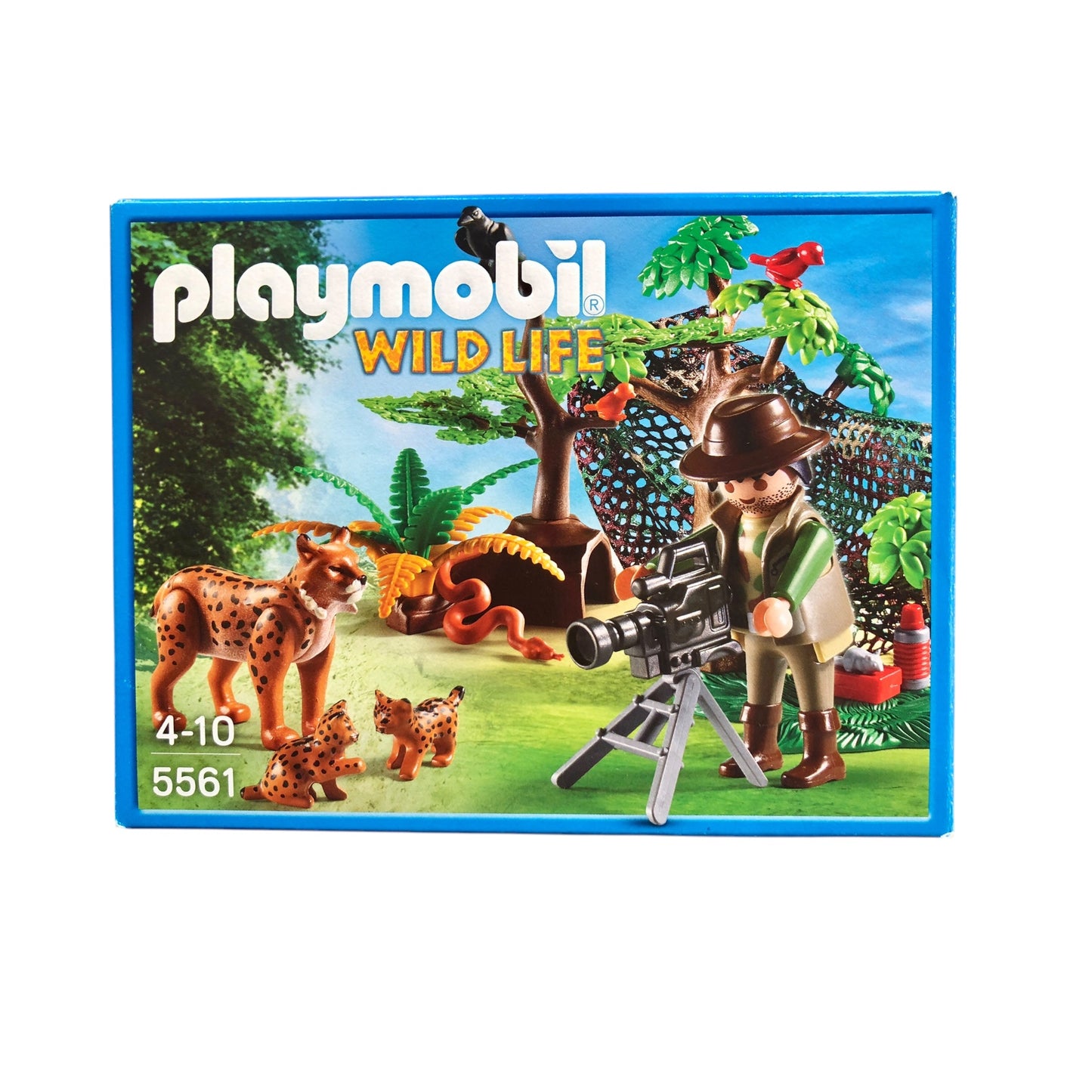 Playmobil ® Wild Life 5561 Explorer and lynx family