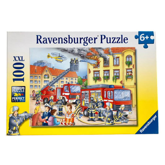 Puzzle Ravensburger - Notre caserne de pompiers - 100 pièces