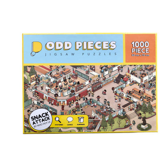 Puzzles à pièces impaires - Attaque de snacks - 1000 pièces