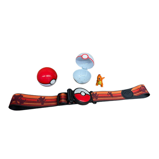 Jazwares – Pokémon – Clip 'N' Go Poké-Gürtel-Set mit Charmander-Figur.