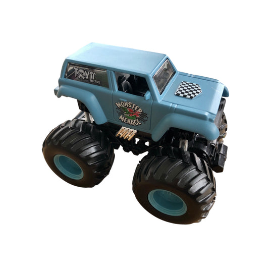 Maisto - Earth Shockers Blue SUV Monster Truck -Pull back motor