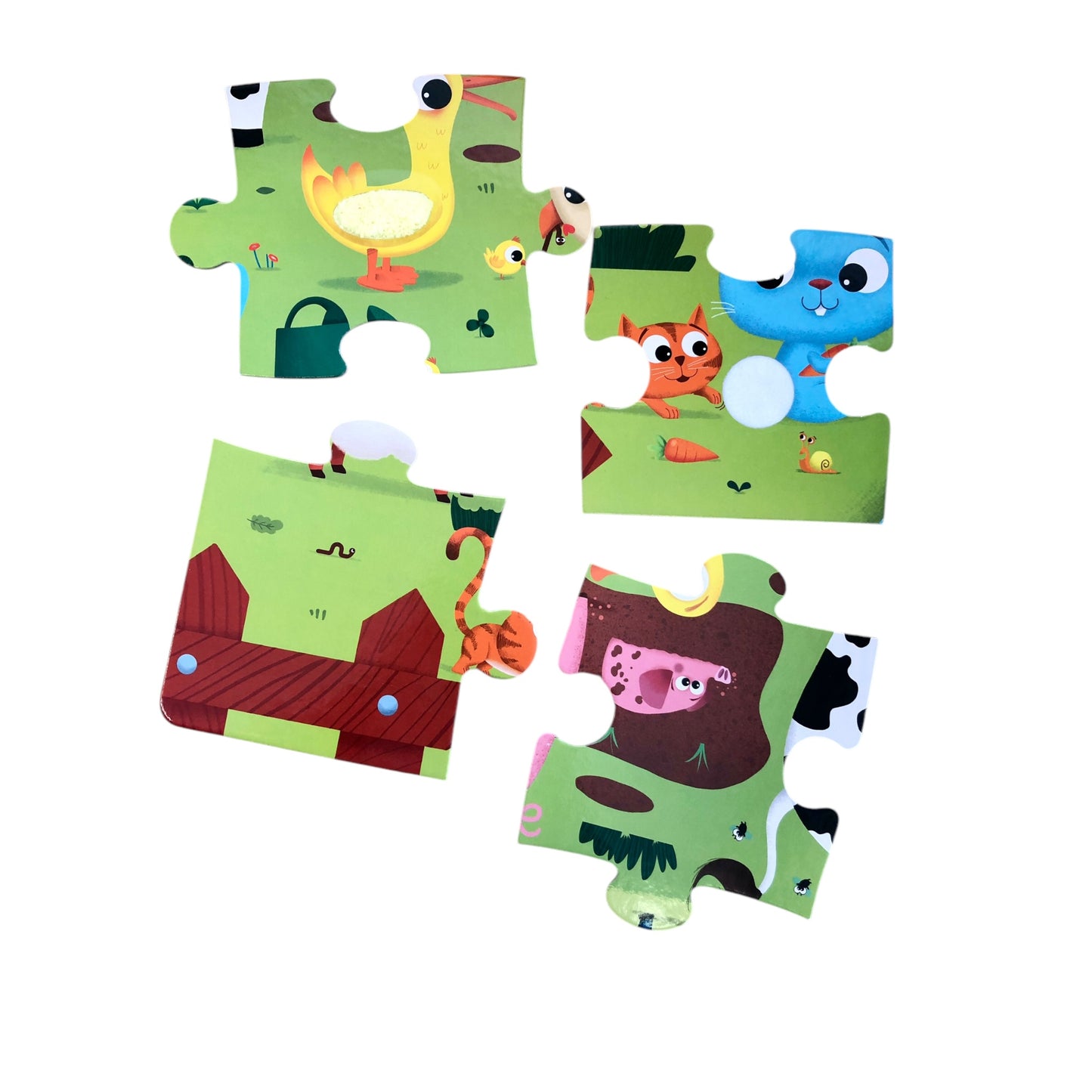 Janod - Giant Tactile Puzzle the animals on the farm