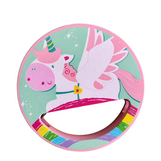 Tambourin en bois licorne