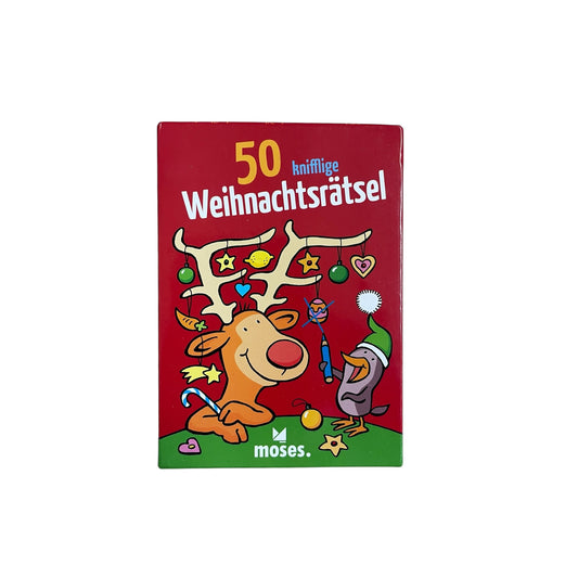 50 Knifflige Weihnachtsrätsel (Christmas Puzzle Cards)