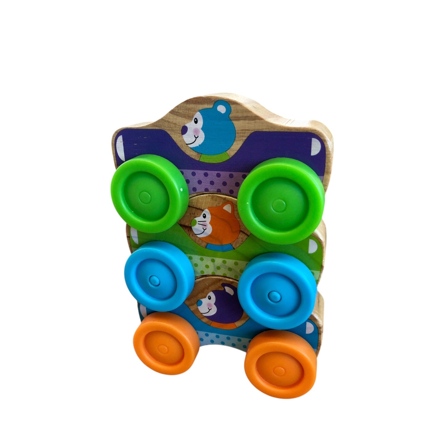 Melissa and Doug - Stackable cars with animals