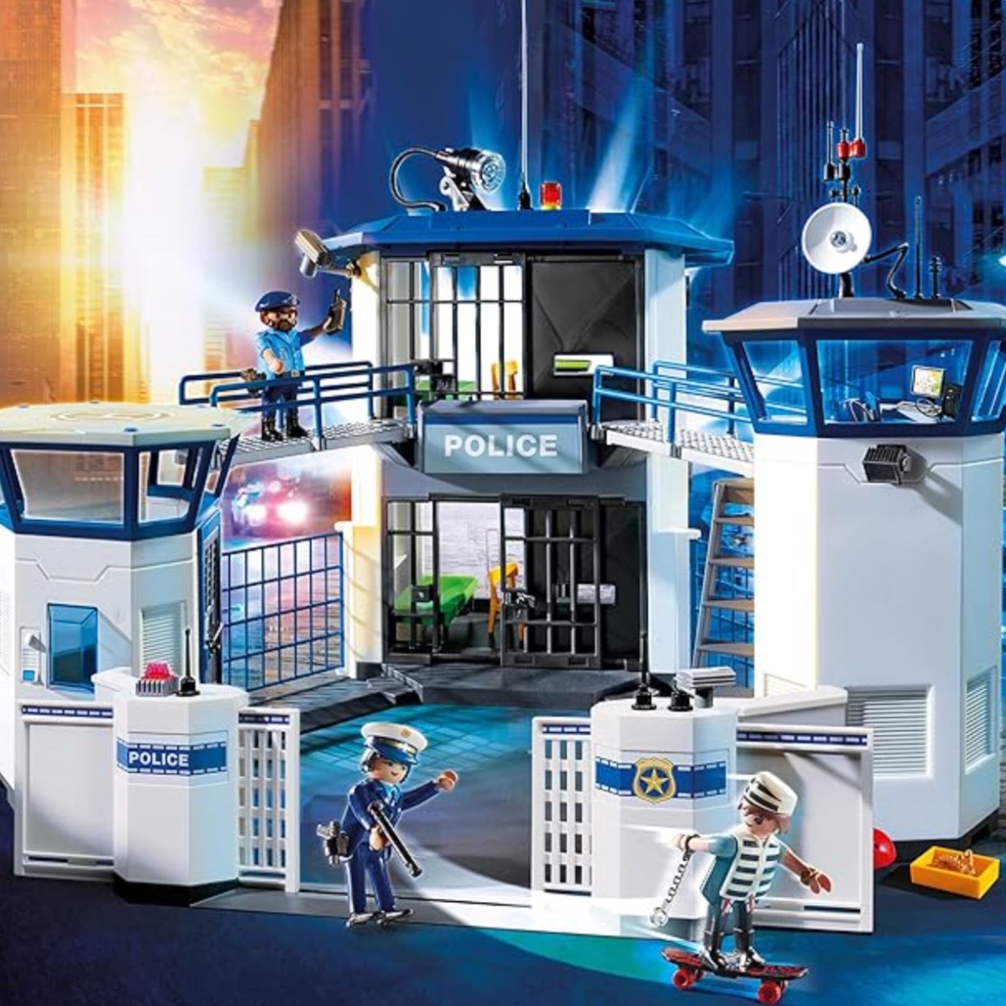 Playmobil ® 6872 Poste de commandement de la police avec prison