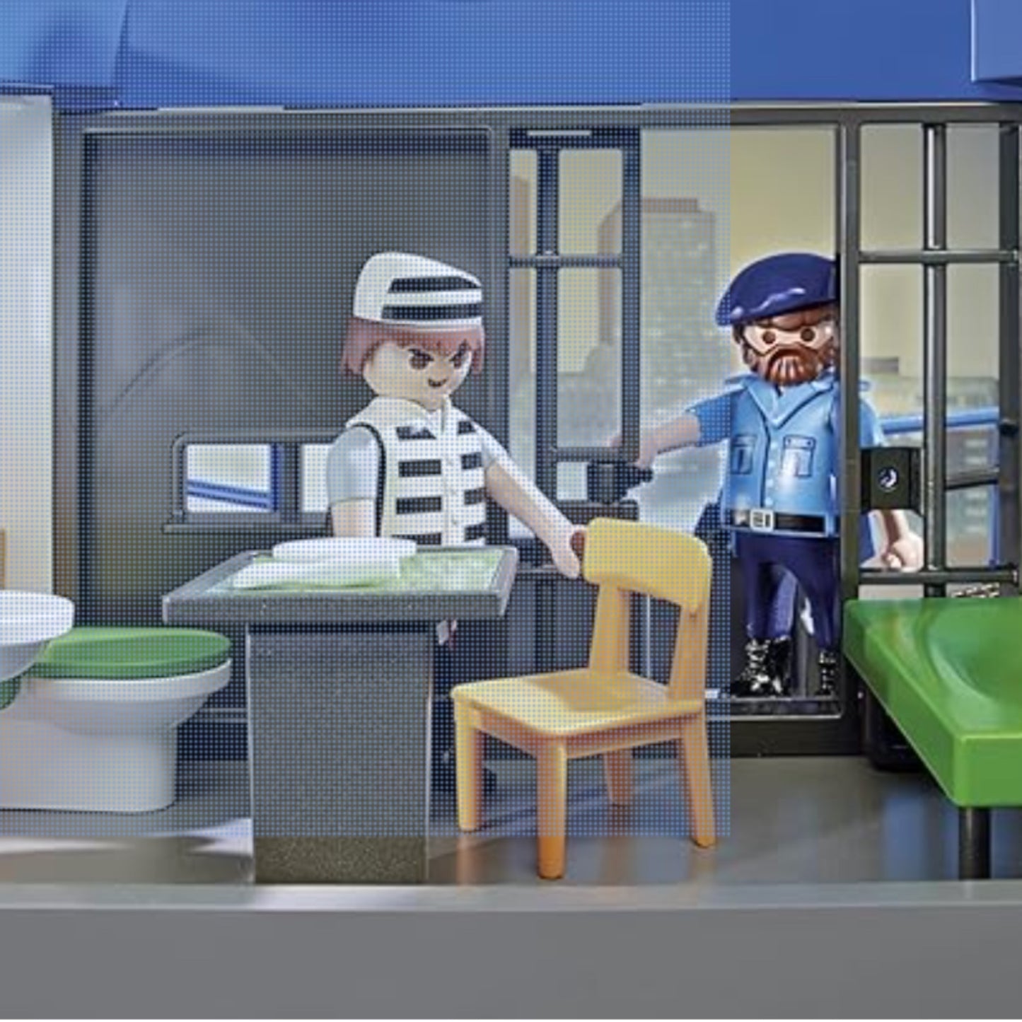 Playmobil ® 6872 Poste de commandement de la police avec prison