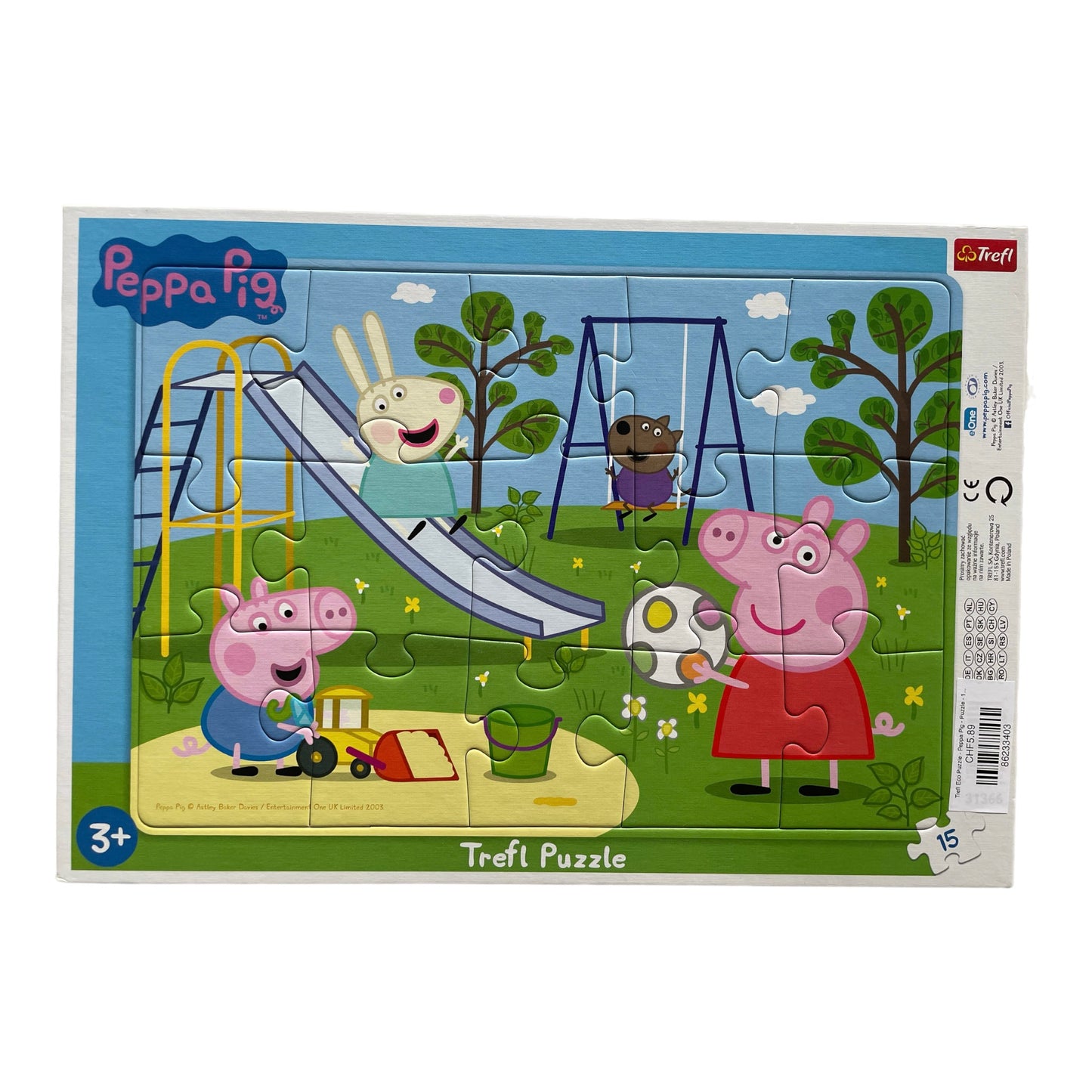 Trefl Eco Puzzle - Peppa Pig - Puzzle - 15 Pieces