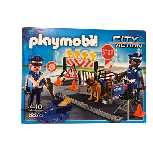 Playmobil® City Action 6878 Barrage routier de police