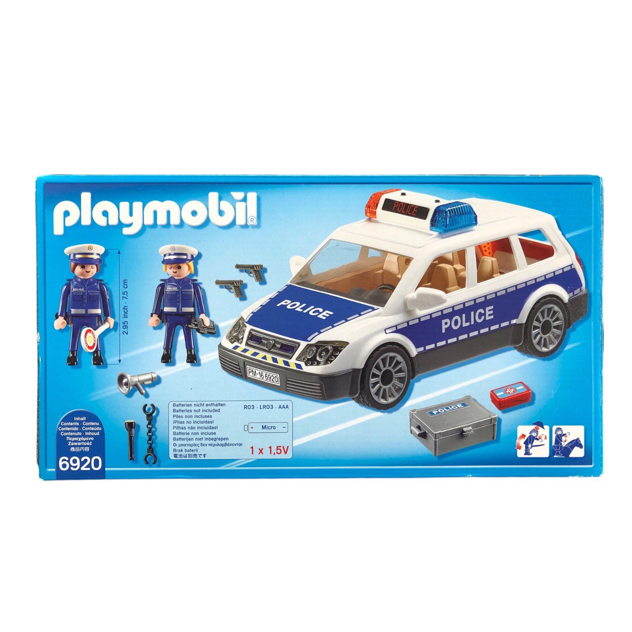 Playmobil® City Action 6920 Police car with flashing light and siren