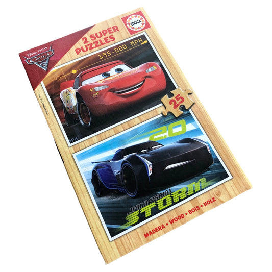 Disney Pixar ® - Cars 3 - 2 wooden super puzzles