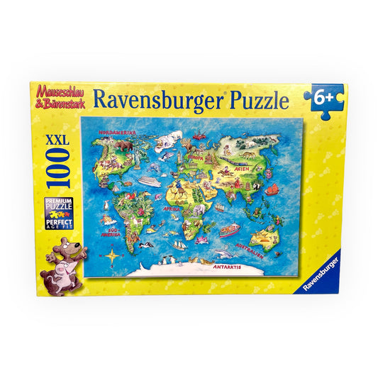Ravensburger Puzzle 100 XXL - World map - ‎105953
